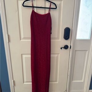 City Triangles Red Maxi Dress